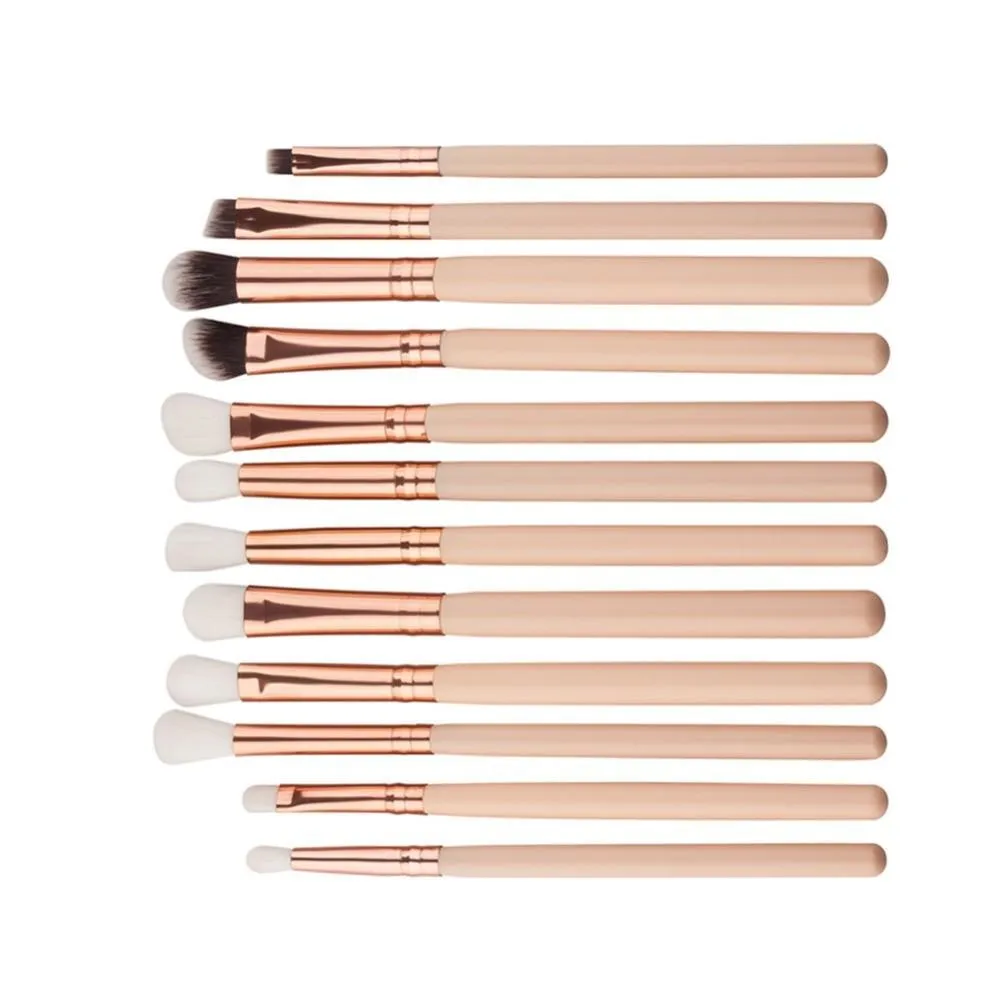 12Pcs Professional Eye Makeup Brush Set