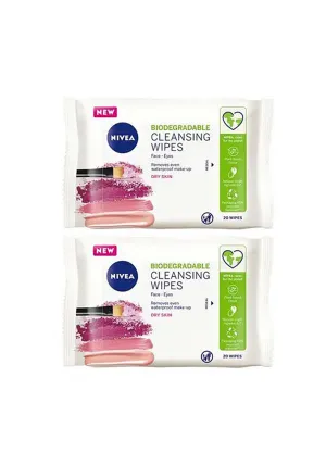 3In1 Caring Wipes Dry Skin Twin Pack