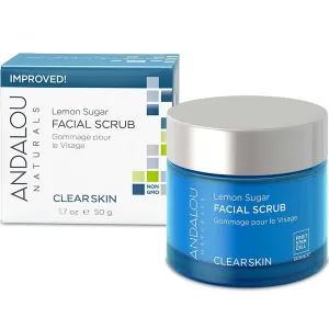 Andalou Naturals Lemon Sugar Facial Scrub, 50ml