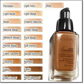 Avon Ideal Flawless Invisible Coverage Liquid Foundation | Rich Espresso