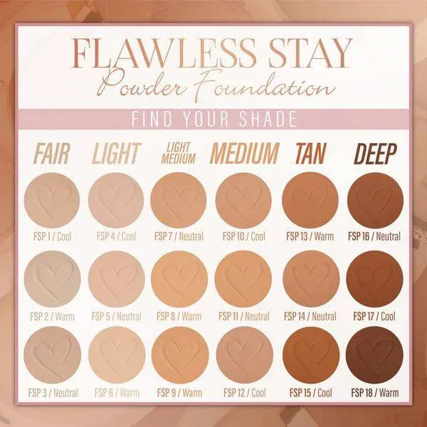 Beauty Creations Flawless Stay Powder Foundation