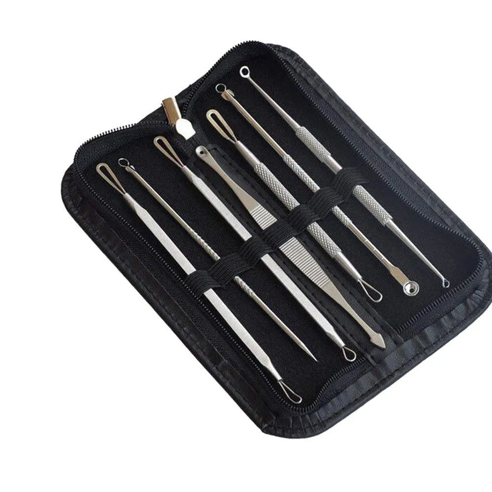 Blackhead & Pimple Removing Tool Kit - 7 Piece