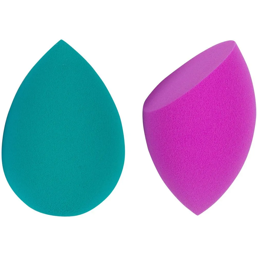 Cala Duo Blending Sponges: Purple/Teal (2Pcs)