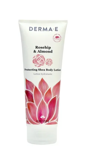 Derma E Rosehip & Almond Protecting Shea Body Lotion (227g)