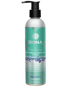 Dona Massage Lotion Naughty - 8 Oz Sinful Spring