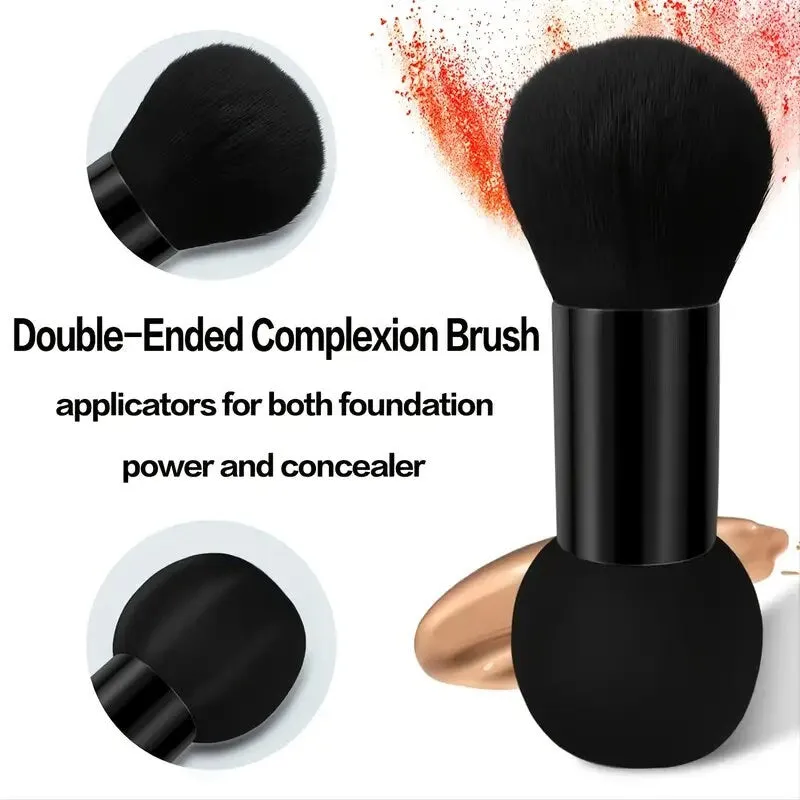 Dual-ended Makeup Brushes Foundation Blending Makeup Sponge Power Kabuki Brush For Blending | Blush Bronzer