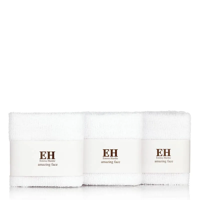 Emma Hardie Dual-Action Professional Cleansing Cloths 3 Pack