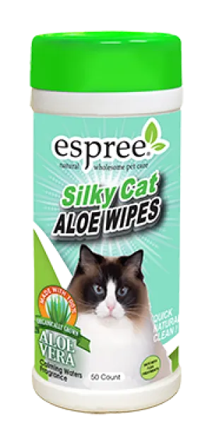 Espree Silky Cat Aloe Wipes 50ct