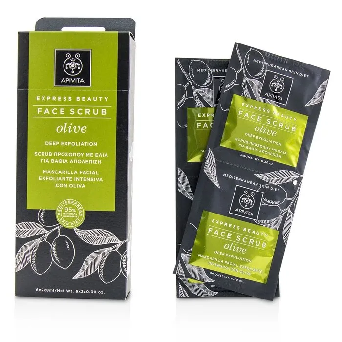 Express Beauty Face Scrub With Olive (deep Exfoliation) - 6x(2x8ml)