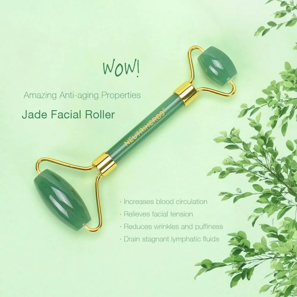 Facial Massage Jade Roller For Relaxing And De-stressing