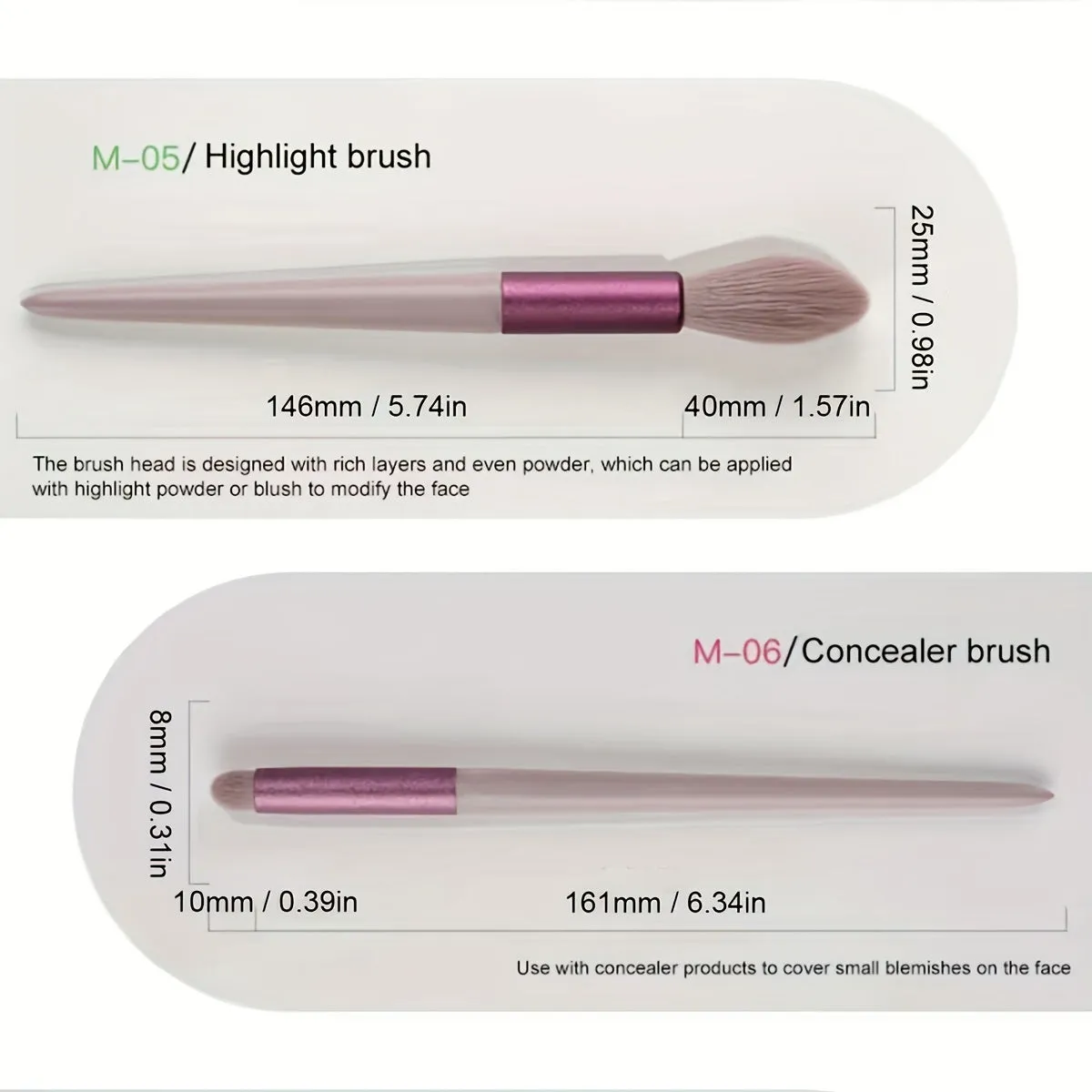 Fluffy Elegance Makeup Brush Collection