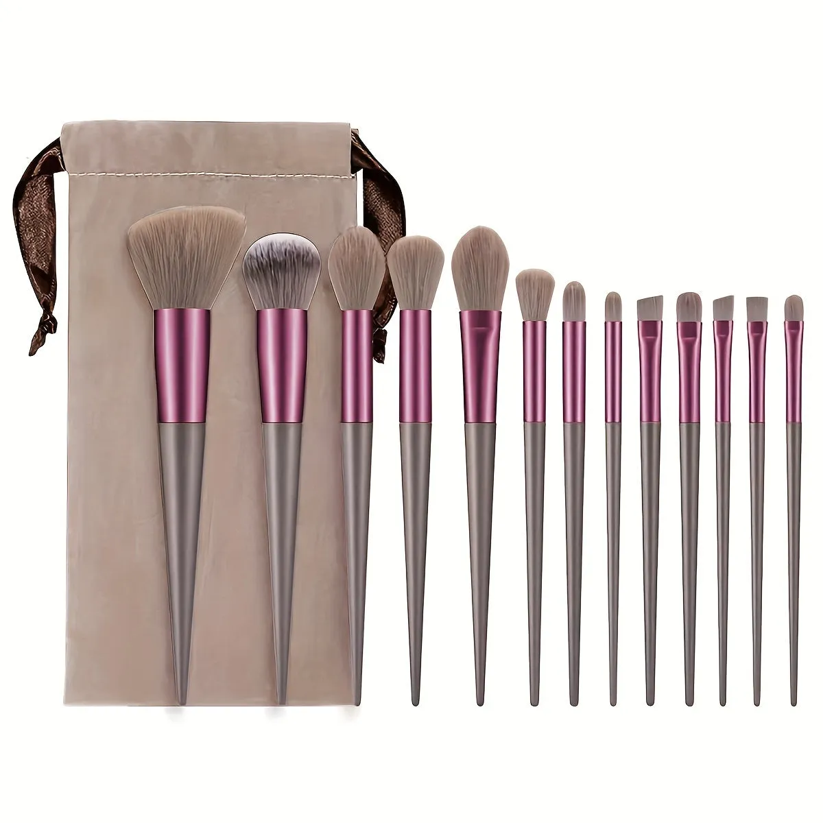 Fluffy Elegance Makeup Brush Collection