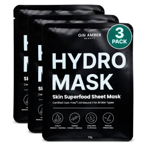 Hydro Mask (Soothing Superfood Sheet Mask) (3 PACK) - Dull, Dry Skin