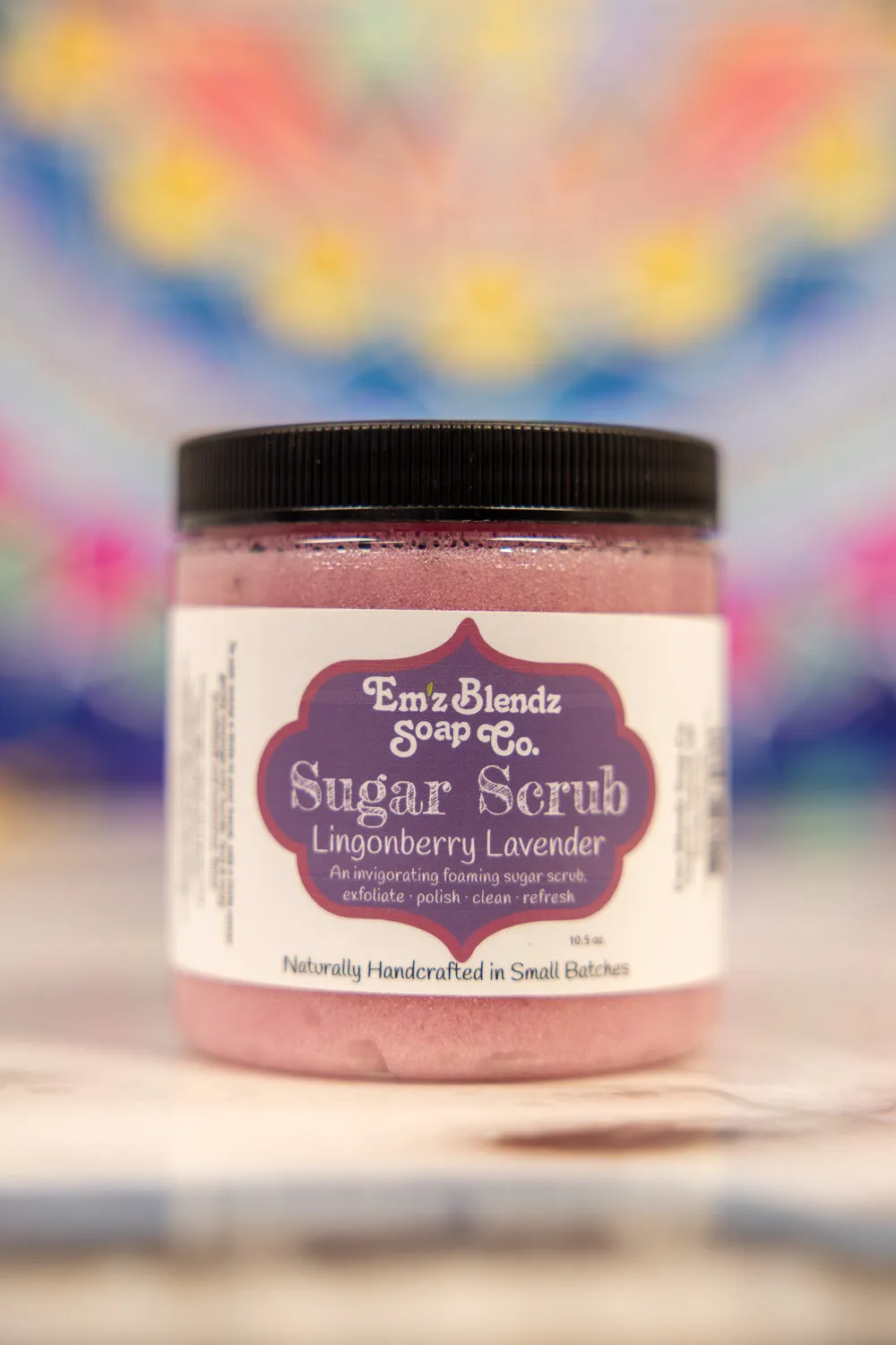 Lingonberry Lavender Face & Body Foaming Sugar Scrub Polish