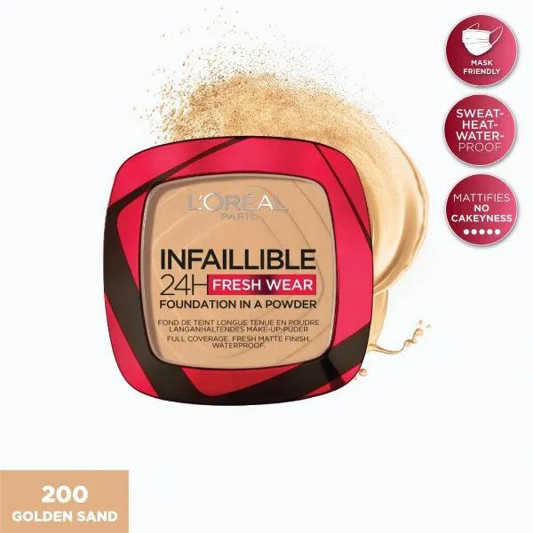 L'oreal Paris - Infaillible 24H Fresh Wear Foundation in a Powder