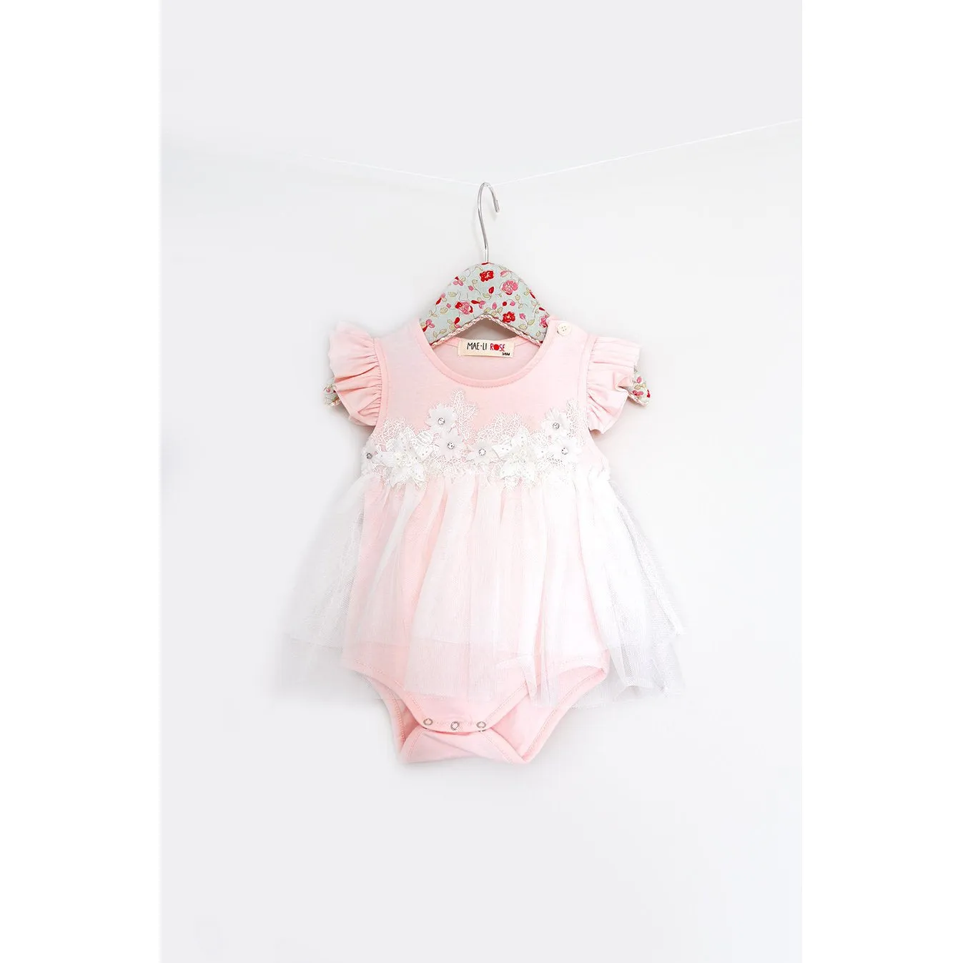 Maeli Rose Delicate Patch Onesie