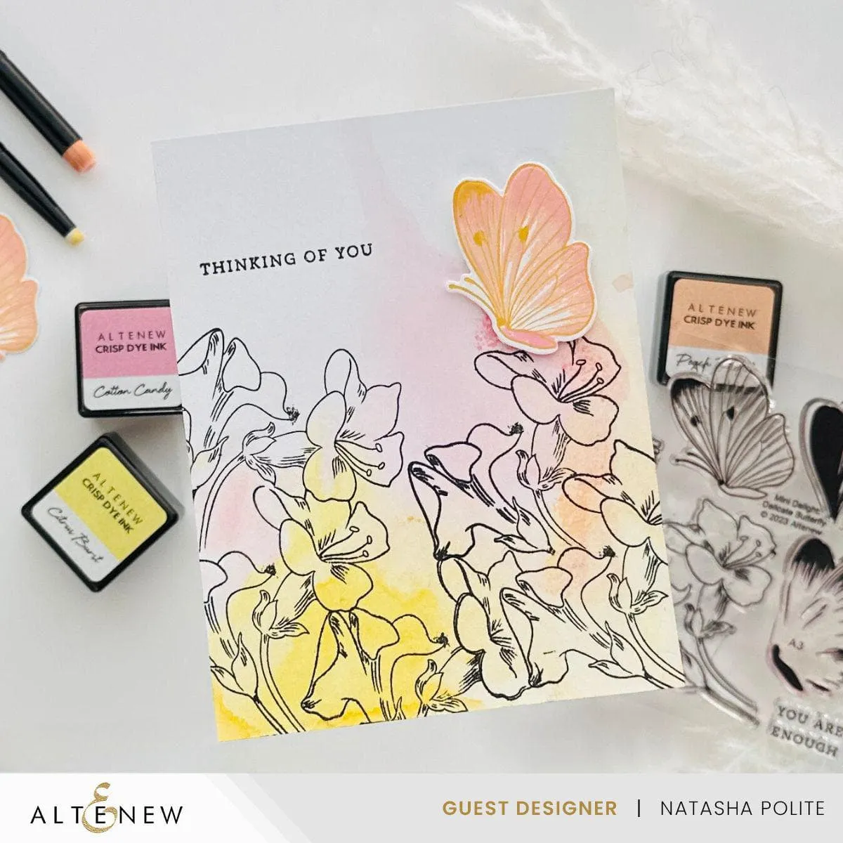 Mini Delight: Delicate Butterfly Stamp & Die Set