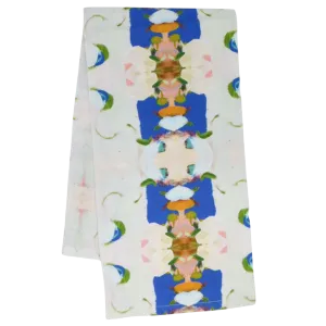 Monet's Garden Navy Tea Towel - Laura Park