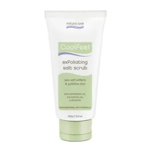 Natural Look Cool Feet Exfoliating Salt Scrub 250g