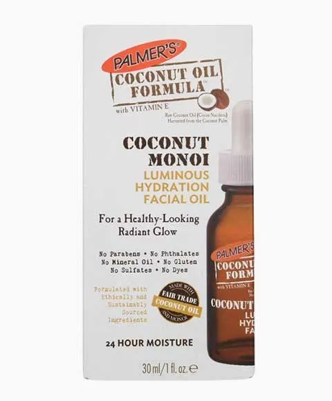 Palmers Coconut Oil Formula Coconut Monoi Luminous Hydration Facial Oil