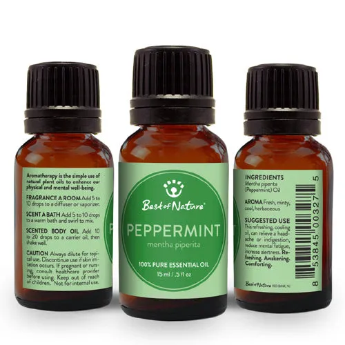 Peppermint Essential Oil - 100% Pure