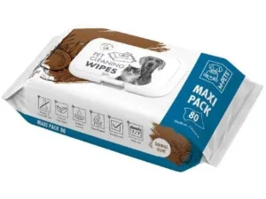 Pet Cleaning Wipes Coconut 20 X 15 CM - 80 Pcs