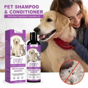 Pet Hair Softening Shampoo Pet Shower Gel Removing Mites