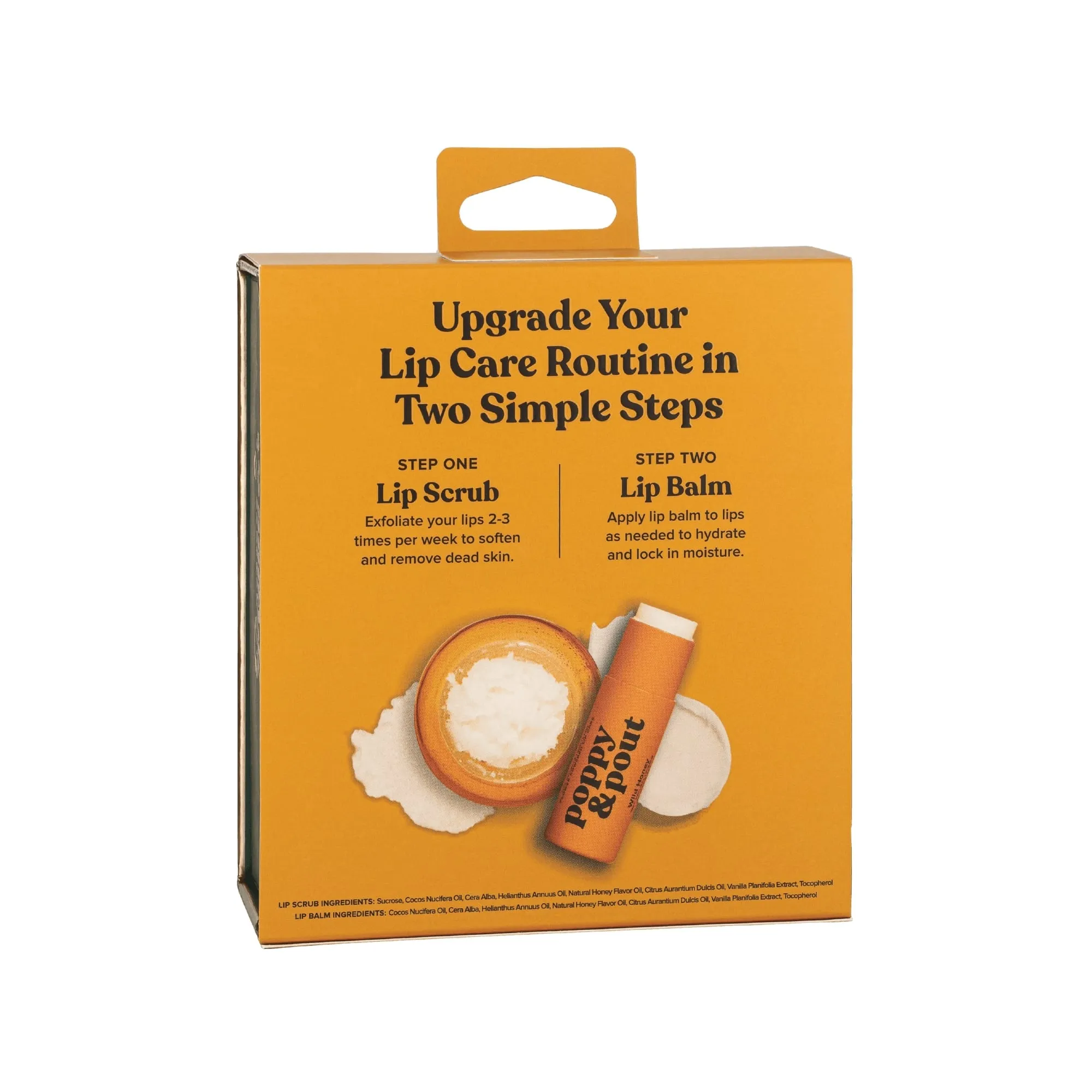 Poppy & Pout Lip Lip Care Duo Gift Set, Wild Honey