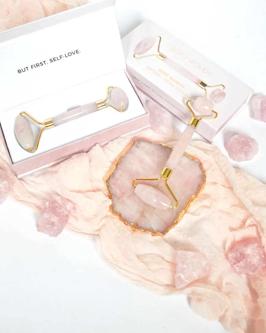 Rose Quartz Facial Roller