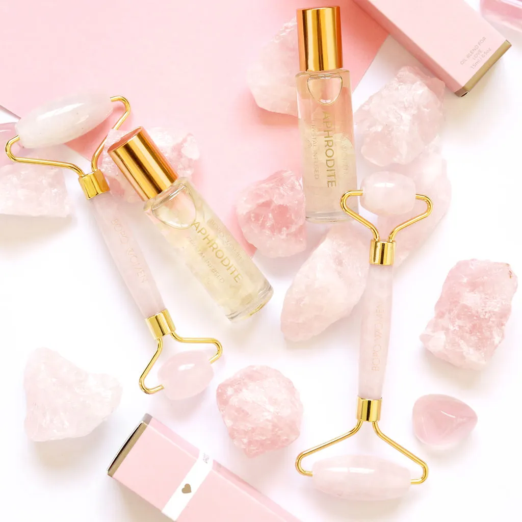 Rose Quartz Facial Roller